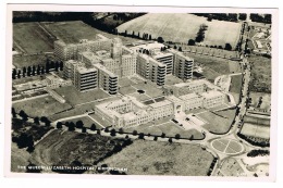 RB 1120 - Aerial Real Photo Postcard - Queen Elizabeth Hospital Birmingham Warwickshire - Birmingham