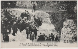 V Congrès Préhistorique De France . BEAUVAIS  . 1909 . Puit D'extraction Du Silex . CHAMPIGNOLLES . . - Beauvais