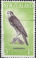 NEW ZEALAND 1961 Health Stamps - 3d.+1d New Zealand Falcon  FU - Used Stamps