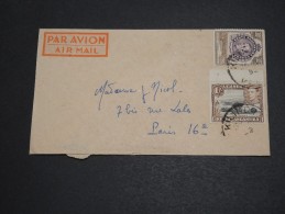 GRANDE BRETAGNE / KENYA OUGANDA & TANGANYIKA - Enveloppe Pour Paris En 1952 - A Voir - L  3898 - Kenya, Uganda & Tanganyika