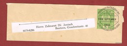 Ganzsache Streifband Wrapper Bande Préo Alpenverein D.O.A.V  Ende September 1918 - Storia Postale