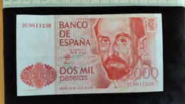 Billet De 2000 Pesetas  1980, - [ 4] 1975-…: Juan Carlos I.