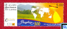 Sri Lanka Stamps 2008, Nenasala, Map, Satellite, MNH - Sri Lanka (Ceylon) (1948-...)