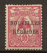Nouvelles-Hébrides YT 2* - Unused Stamps