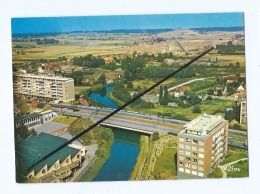 CPM  -  Marcq En Baroeul  -  Vue Aérienne - Le Pont De L'Avenue Foch - Marcq En Baroeul