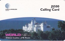 TARJETA DE JAMAICA DE TRIDENT CASTLES DE $500 (CASTILLO) - Jamaïque