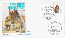 Germany Deutschland 1984 FDC 500 Jahre Rathaus Michelstadt, Canceled In Bonn - 1981-1990