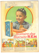 Protège Cahier Biscuits Rem  Histoire Des ... - B
