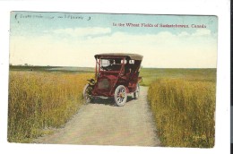 OLD CAR - In The Wheat Fields Of SASKATCHEWAN - CANADA - Andere & Zonder Classificatie