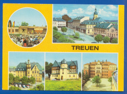 Deutschland; Treuen Auerbach; Multibildkarte Mit Lessingschule - Auerbach (Vogtland)