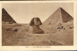 Egypte - Postcard Unused - Les Pyramides Et Le Sphinx - Sphinx