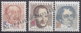 Slovakia - Slovaquie 1993 Yvert 137-39 Definitive Set, Famous People - MNH - Nuevos