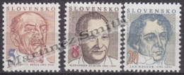 Slovakia - Slovaquie 1993 Yvert 137-39 Definitive Set, Famous People - MNH - Ungebraucht