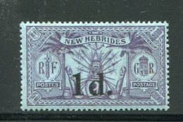 NOUVELLES HEBRIDES- Y&T N°66- Neuf Avec Charnière * - Unused Stamps