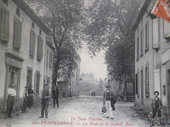 CPA 81 Tarn Pempelonne La Poste Et La Grande Rue Série Le Tarn Illustré - Andere & Zonder Classificatie