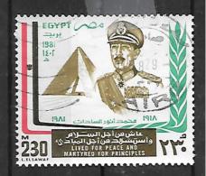 TIMBRE OBLITERE D'EGYPTE DE 1981 N° MICHEL 1389 - Usados