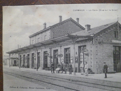 CPA 81 Tarn Carmaux La Gare Vue Sur La Voie - Carmaux