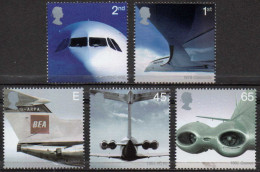 GREAT BRITAIN 2002 50th Anniversary Of Passenger Jet Aviation - Unused Stamps