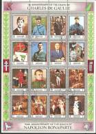 Manama 1972 Mi# 1232-1247 A Used - Combined Sheet - Charles De Gaulle / Napoleon Bonaparte - Manama