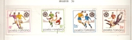 POSTA ROMANA ROMANIA  FIFA WORLD CUP 1970 MEXICO 1970 - 1970 – Mexico