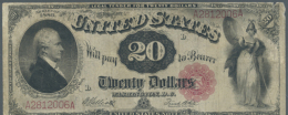 USA: 20 Dollars Series Of 1880, Signature Elliot & White, P.180b(2) In Nice Condition For It's Age, Just A... - Other & Unclassified