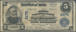 USA: 5 Dollars Home National Bank Of Milford - Massachusetts, Series 1902, Charter # 2275, Friedberg 598-612 In... - Andere & Zonder Classificatie
