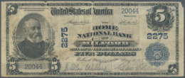 USA: 5 Dollars Home National Bank Of Milford - Massachusetts, Series 1902, Charter # 2275, Friedberg 598-612 In... - Autres & Non Classés