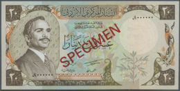 Jordan: 20 Dinars 1981 SPECIMEN, P.21as In Excellent UNC Condition. One Of The Key-notes From Jordan. (R) - Jordanië