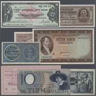 Various Countries: Collectors Book With More Than 150 Banknotes, Most Of Them From European Countries And Germany,... - Other & Unclassified