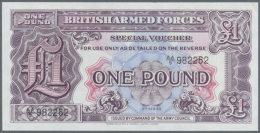 Great Britain : British Armed Forces, 1 Pound, 2nd Series (1948), P M22, Originally Packed Brick Of 1000 Notes,... - Andere & Zonder Classificatie