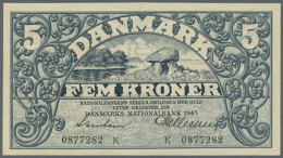 Denmark: 5 Kroner 1943 P. 30k In Crisp Original Condition: UNC. (D) - Denemarken