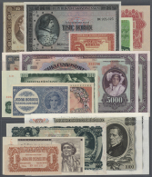 Czechsolovakia: Large Set Of 135 Banknotes, Different Denominations From Different Times, Some Doubles But Many... - Tsjechoslowakije