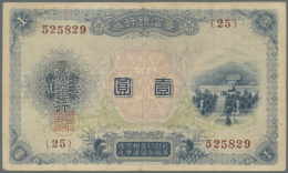 China - Taiwan: 1 Gold Yen ND(1914-15), P.1921 In Nice Used Condition With Folds And Tiny Stains Condition: F (D) - China
