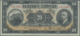 Canada: La Banque Nationale 20 Dollars 1922 SPECIMEN, P.S873s In Very Nice Condition, Just A Bit Decentered Front... - Canada