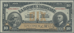 Canada: La Banque Nationale 10 Dollars 1922 SPECIMEN, P.S872s In Fantastic Uncirculated Condition, Just A Small... - Canada