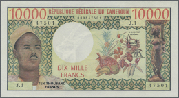 Cameroon: 10.000 Francs ND(1972) P. 14, Early Issue In Perfect Condition: UNC. (D) - Kameroen