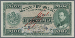 Bulgaria: 500 Leva 1925 SPECIMEN P. 47s, Rare Note With Red Specimen Overprint On Front And Back Side, Bank... - Bulgarije