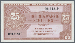 Austria: 25 Schilling 1944 P. 108, Key Note Of This Series, Has Been Cleaned And Pressed But Optically Appears Much... - Oostenrijk