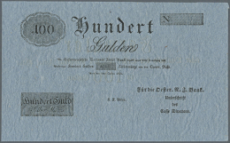 Austria: 100 Gulden 1816 Formular P. A58, Never Folded, No Holes Or Tears, Condition: UNC. (D) - Austria