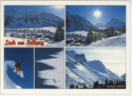 LECH Am Arlberg - Mehrbildkarte M. Madloch Abfahrt, Ski Paradies - Lech