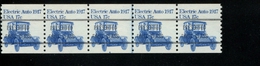 402801236 USA DB 1981 POSTFRIS MINT NEVER HINGED POSTFRISCH EINWANDFREI SCOTT 1906A PCN5 PLATE 4 TYPE 1 ELECTRIC AUTO - Rollenmarken (Plattennummern)