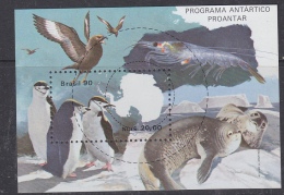 Brazil 1990 Proantar / Antarctica M/s ** Mnh (32615Q) - Blocks & Kleinbögen