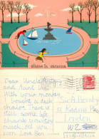 Cartoon, Siamo In Vacanza, Italy Postcard Posted 1963 Stamp - Non Classés