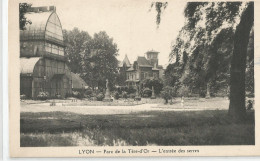 69 - Lyon - Parc De La Tete D'or L'entrée Des Serres Ed La Gitane - Sonstige & Ohne Zuordnung