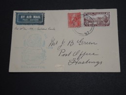 NOUVELLE ZÉLANDE - Enveloppe De Wellington Pour Hastings En 1932 - A Voir - L  4144 - Lettres & Documents