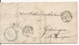 ALLEMAGNE - 1875 - LETTRE De SCHÜSSENRIED (BADEN WÜRTT.) - Cartas & Documentos