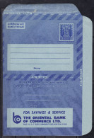 INDIA,  POSTAL STATIONERY, INLAND LETTER CARD, Ashok Pillar, Lions, Advertisement, Savings Service, Bank - Inland Letter Cards