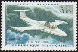 France N° PA  39 ** Poste Aérienne - Avion - Morane-Saulnier - MS 760 PARIS - 1960-.... Postfris