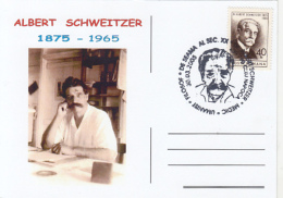 50266- ALBERT SCHWEITZER, DOCTOR, MISSIONAR, SPECIAL POSTMARK, 2005, ROMANIA - Albert Schweitzer