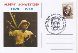 50268- ALBERT SCHWEITZER, DOCTOR, MISSIONAR, SPECIAL POSTMARK, 2005, ROMANIA - Albert Schweitzer